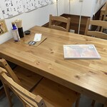 鬼平せんぎょてん - テーブル席