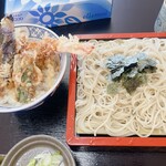 山藤 - 天丼そばセット　1,350円