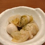 九州名物とめ手羽 - お通し