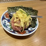 酔い肴とメシ かもすや - トロタクわさび和え