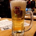 日本酒と宴会 みなと屋 第2 - 生ビール：640円