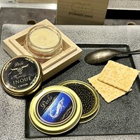 東京焼肉いのうえ 銀座店 - 『本マグロのタルタル〜キャビアのブーケ〜』