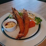 レストラン本陣 - 海老フライ２尾(単品)