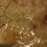 嶺吉食堂 - 〆にご飯入れて食べました♪