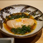 炎水 - こちらはあん肝。よく混ぜて乳化させると、、、