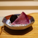 炎水 - 箸休めのすぐきを添えて。