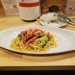 カジュアルフレンチBar 7FUKU - ペペロンチーノ(ベーコンバージョン)