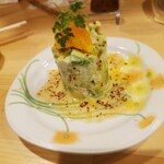 カジュアルフレンチBar 7FUKU - アボカドとホタテのタルタル