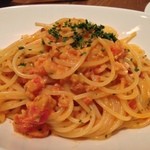 クレメンティア - 魚介のトマトクリームパスタ