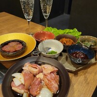 とり料理 鳥者 - サムギョプサル めちゃめちゃオシャレ❤️