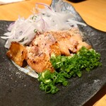 炭火焼鳥と水炊き 五郎一 - 冠地鶏のたたき