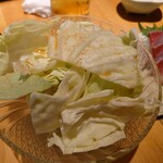 炭火焼鳥と水炊き 五郎一 - おつまみキャベツ