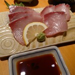 炭火焼鳥と水炊き 五郎一 - カボスブリ刺し