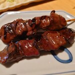 炭火焼鳥と水炊き 五郎一 - みつせ鶏赤レバー串