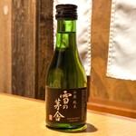 Sumibi To Sake Takezou - 【秋田】雪の茅舎 山廃 純米酒 180ml