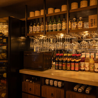 A wide variety of drink menus, including carefully selected wines and Chinese alcoholic beverages