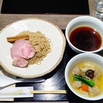 らーめん 鉢ノ葦葉 - 2024 Walker限定 三重県産小麦のざる中華 冬野菜のだし張りわんたん