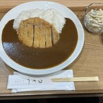 Tonkatsu Umeda - 平日ランチ5食限定カツカレーセット全景