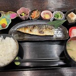 しま咲くら - 料理写真:鯖の塩焼き定食