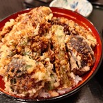 天ぷら 天源 - 穴子野菜天丼