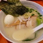 よつ葉や - 鶏白湯塩(650)+無料トッピング