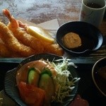 Sｙａ楽 - エビフライ定食1000円