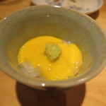 器楽亭 - アオリイカ、黄身餡で