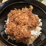 あかし - かき揚げ丼（上定食）
