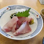 活魚料理 びんび家 - はまち刺身定食