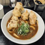 自家製さぬきうどんと肉 新橋甚三 - 天カレーうどん　¥780-