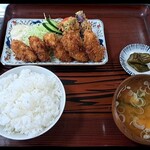 あお菜 - カキフライ定食　900円