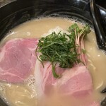 魚々麺 園 - 鯛白湯ラーメン