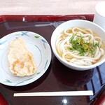 架け橋　夢うどん - かけ（小）+とり天