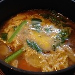 マル イ ティエラ - ◆白いんげんとイベリコ豚の具だくさんスープ＠６８０円