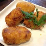 マル イ ティエラ - ◆ハモン・イベリコのクリームコロッケ＠５８０円