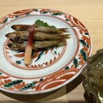 味ひろ - もろこ付け焼き