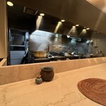 オーパス ワン - 厨房です