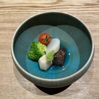 おおさかもん料理 鮨 守屋 - 野菜の取り合わせ