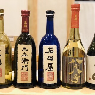 There are always more than 10 types of sake!