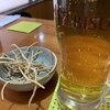 蕎都 - ドリンク写真:生ビールとお通し