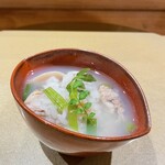 本間勝維 - 芹と蛤のおかゆ