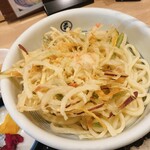 うどん 花きり - かき揚げオンザうどん