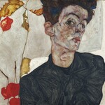 Juuwari Soba Kamoryouri Naraya - Self-Portrait with Physalis
      ／ Egon Schiele