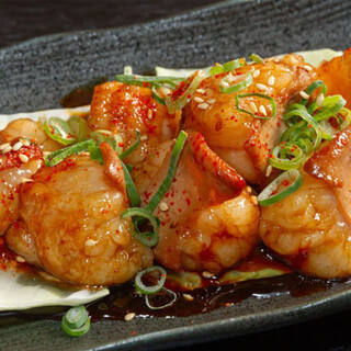 Secret sauce is addictive * No. 1 popular specialty among repeat customers ``Yaki offal''