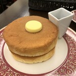 カフェ・ラ・ミル - プレーンホットケーキ ドリンクセット 1,350円