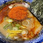 Menya Kanetora - 味玉辛辛つけ麺 UP