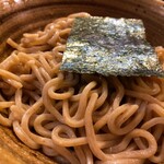 つけ麺 えん寺 - 色はお蕎麦、強気な太さ！