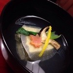 日本料理 もち月一味庵  - 牡蠣真薯