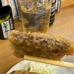 Taishuusakaba Nyu-Ko-Nan Shinagawa Ten - レバー断面図