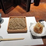 紗羅餐 - 二八蕎麦とかき揚げ（桜海老）
